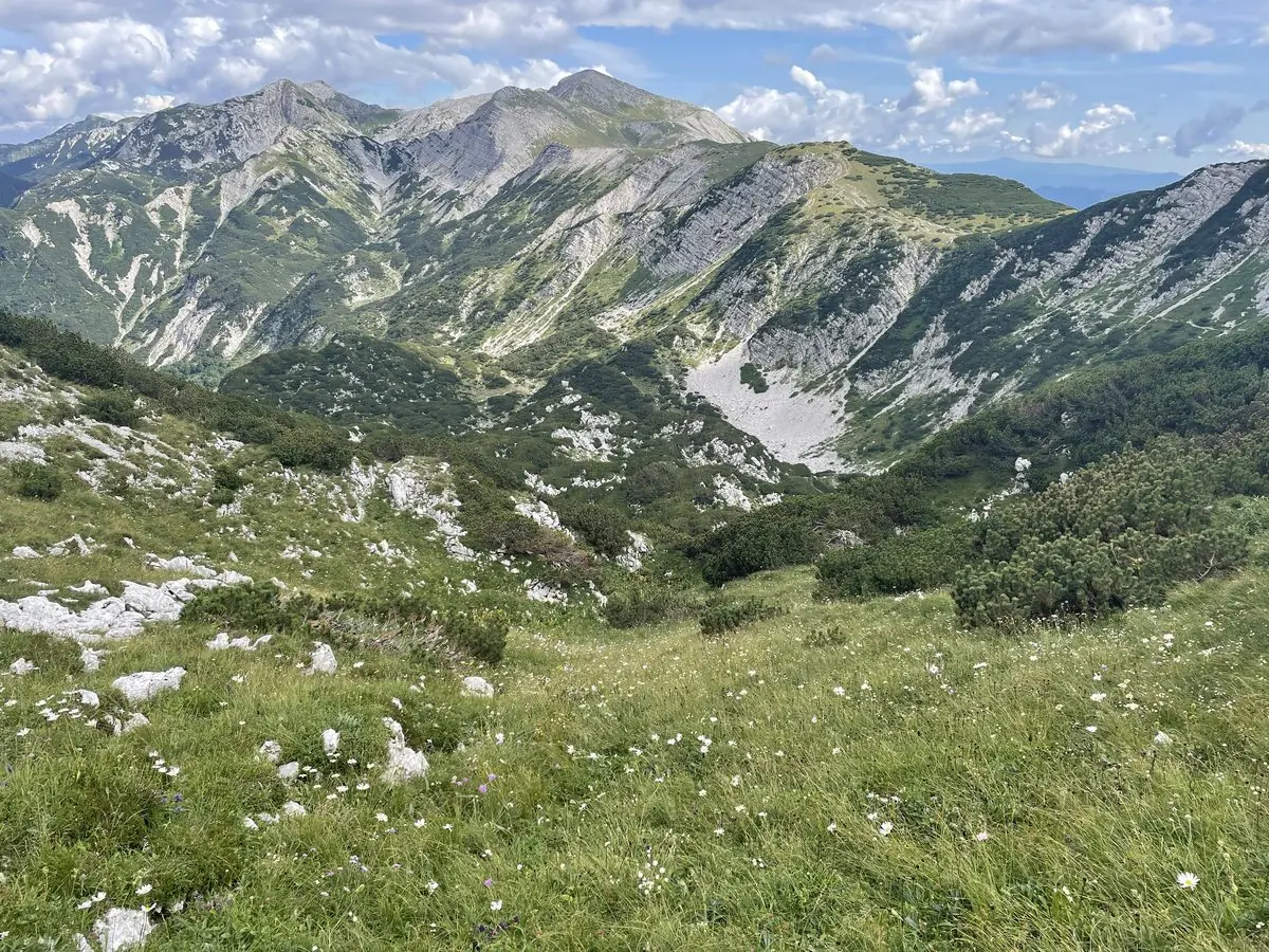 Pohodna pot blizu Koče pri Rdeči Bukvi, Triglavski narodni park